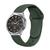 Pulseira de Silicone Lisa Sport para Galaxy Watch 4 Classic Verde Musgo