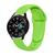 Pulseira de Silicone Lisa Sport para Galaxy Watch 4 Classic Verde-Limão