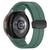 Pulseira de Silicone magnética para Samsung Galaxy Watch 4 Watch 5 Active2 40mm 42mm 44mm 45mm 46mm Verde Militar