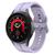 Pulseira de Silicone Ridge para Samsung Galaxy Watch 4 Watch 5 Active2 40mm 42mm 44mm 45mm 46mm Lilás