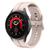 Pulseira de Silicone Ridge para Samsung Galaxy Watch 4 Watch 5 Active2 40mm 42mm 44mm 45mm 46mm Rosa