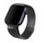 Pulseira Dots Aço Magnética Imantada Compatível com Apple Watch Preta
