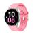 Pulseira Emborrachada Redge Exclusiva Samsung Watch5 + Vidro Rosa-chiclete