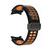 Pulseira Esportiva Fecho Magnetico Preto compativel com Samsung Galaxy Watch 5 e Samsung Galaxy Watch 4 Preto/Laranja