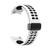 Pulseira Esportiva Fecho Magnetico Preto compativel com Samsung Galaxy Watch 5 e Samsung Galaxy Watch 4 Branco/Preto