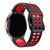 Pulseira Esportiva Moderna compativel com Samsung Galaxy Watch 4, Galaxy Watch 4 Classic, Galaxy Watch 5, Galaxy Watch 5 PRO Preto/Vermelho