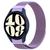 Pulseira Fecho Redge Metálica Para Samsung Watch6 40mm Lilas