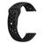 Pulseira Furadinha De Silicone Compatível Amazfit Bip Lite A1915 U S P70 P80 20mm PRETO COM PRETO