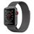 Pulseira Magnética Aço Milanes 45mm Compatível Apple Watch Series 7 Cinza
