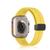 Pulseira Magnética Com imã Fecha preto Compativel Applee waatch 38 40 41 42 44 45 49 mm serie 3 4 5 6 7 8 se ultra amarelo