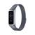 Pulseira Mágnetica de Aço Inox Loop Para Galaxy Fit2 R220 Chumbo