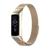 Pulseira Mágnetica de Aço Inox Loop Para Galaxy Fit2 R220 Ouro velho