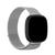 Pulseira Magnetica Milanese compativel com Fitbit Versa 4 e Versa 3 - Fitbit Sense e Sense 2 Prata