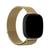 Pulseira Magnetica Milanese compativel com Fitbit Versa 4 e Versa 3 - Fitbit Sense e Sense 2 Dourado