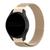 Pulseira Magnetica Milanese compativel com Samsung Galaxy Watch 4, Galaxy Watch 4 Classic, Galaxy Watch 5, Galaxy Watch 5 PRO Champanhe Gold
