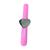 pulseira magnetica p/ grampos rosa