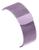 Pulseira metal aço milanese para relógio smartwach magnética 22mm ROXO