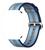 Pulseira Nylon Amarela Compatível com Apple Watch 38mm 40mm Azul-Listras