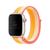 Pulseira Nylon Loop Amarela Branc Compatível com Apple Watch Amarelo-Branco