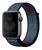 Pulseira Nylon Loop Compatível com Apple Watch Preto-Uva 