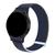 Pulseira Nylon Loop compativel com Samsung Galaxy Watch 4, Galaxy Watch 4 Classic, Galaxy Watch 5, Galaxy Watch 5 PRO Azul Abissal