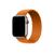 Pulseira Nylon Loop Trançado Elástica Compatível com AppleWatch Laranja