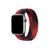 Pulseira Nylon Loop Trançado Elástica Compatível com AppleWatch Xadrez Vermelho