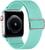 Pulseira Nylon Solo Confortável compatível com Apple Watch Azul-turquesa