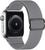Pulseira Nylon Solo Confortável compatível com Apple Watch Cinza-claro