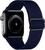 Pulseira Nylon Solo Confortável compatível com Apple Watch Azul Meia Noite