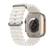 Pulseira Oceano Silicone Para Relógio Smartwatch 49/45/44/42mm Branco
