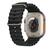 Pulseira Oceano Silicone Para Relógio Smartwatch 49/45/44/42mm Preto