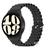 Pulseira Ondulada De Silicone Para Samsung Galaxy Watch6 40 Preto