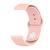 Pulseira Para Smartwatch GTS 2 Mini - Pulseira Silicone 20mm Rosa-Nude