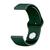 Pulseira Para Smartwatch GTS 4 A2168 Pulseira Silicone 20mm Verde-Escuro