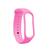 Pulseira Pedometro Band Silicone Original Compatível Com Relógio Várias Cores Lançamento Rosa