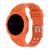Pulseira Personalize Watch Escudo compativel com Samsung Galaxy Watch 4 44mm R870 e R875 Laranja