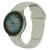 Pulseira Silicone 20mm Para Galaxy Watch Active 40mm 44mm Cinza