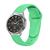 Pulseira Silicone 20mm Para Galaxy Watch Active 40mm 44mm Verde-Menta
