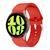 Pulseira Silicone Fecho Curvo Para Galaxy Watch6 44mm R945 VERMELHO