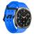 Pulseira Silicone Fecho Duplo Para Galaxy Watch Ultra 47mm Azul