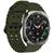 Pulseira Silicone Fecho Duplo Para Galaxy Watch Ultra 47mm Verde Escuro