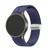 Pulseira Silicone Fecho Magnetico Prata compativel com Samsung Galaxy Watch 6 - Samsung Galaxy Watch 5 - Samsung Galaxy Watch 4 Azul Marinho