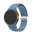 Pulseira Silicone Fecho Magnetico Prata compativel com Samsung Galaxy Watch 6 - Samsung Galaxy Watch 5 - Samsung Galaxy Watch 4 Azul Rock