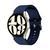 Pulseira Silicone Fecho Monocromático Para Galaxy Watch 6 Azul Marinho