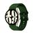 Pulseira Silicone Fecho Monocromático Para Galaxy Watch 6 Verde