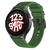 Pulseira Silicone Fecho Preto para Samsung Galaxy Watch 5 Watch5 Pro Watch 4 Active2 40mm 44mm 45mm Verde Militar