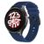 Pulseira Silicone Fecho Preto para Samsung Galaxy Watch 5 Watch5 Pro Watch 4 Active2 40mm 44mm 45mm Azul Marinho