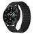 Pulseira Silicone Magnética Colorida Galaxy Watch 4 Classic Preto