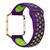 Pulseira Silicone N1K Sport para Fitbit Blaze Roxo, Verde